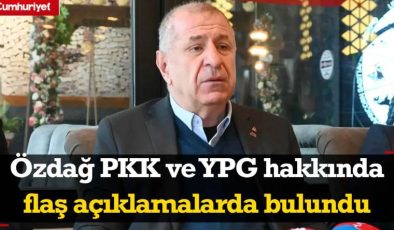 Ümit Özdağ PKK ve YPG hakkında flaş açıklamalarda bulundu: “Türkiye’yi basmaya hazırlanmaktadır”