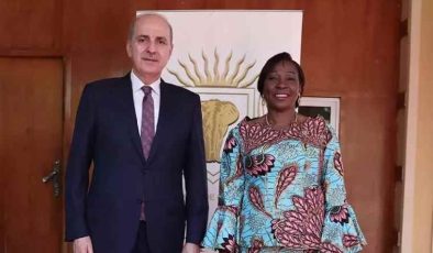 TBMM Başkanı Kurtulmuş, Fildişi Sahili Senato Başkanı Camara ile görüştü