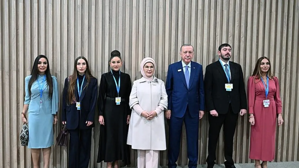 Emine Erdoğan, Azerbaycan, Kırgızistan ve Özbekistan liderlerinin eşleriyle görüştü