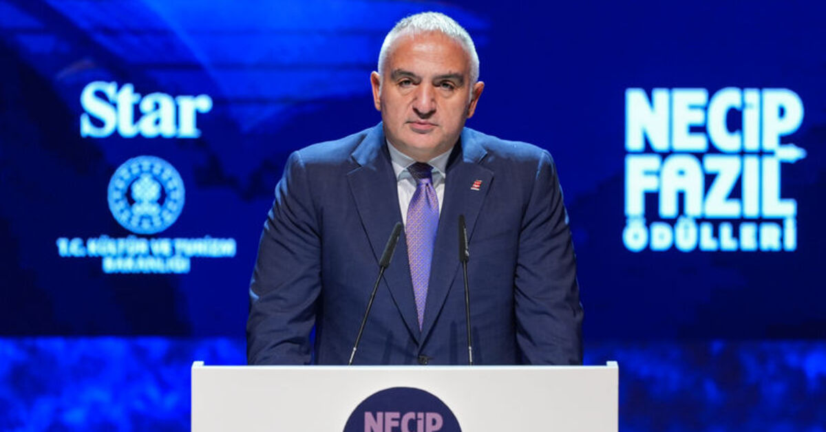 Kültür ve Turizm Bakanı Mehmet Nuri Ersoy: Sanata ve sanatçıya destek olmaya devam edeceğiz