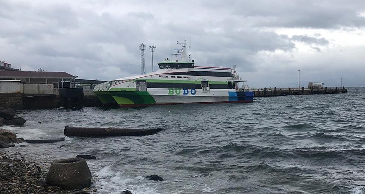 Fırtına ve yağışların ardından BUDO’dan sefer açıklaması