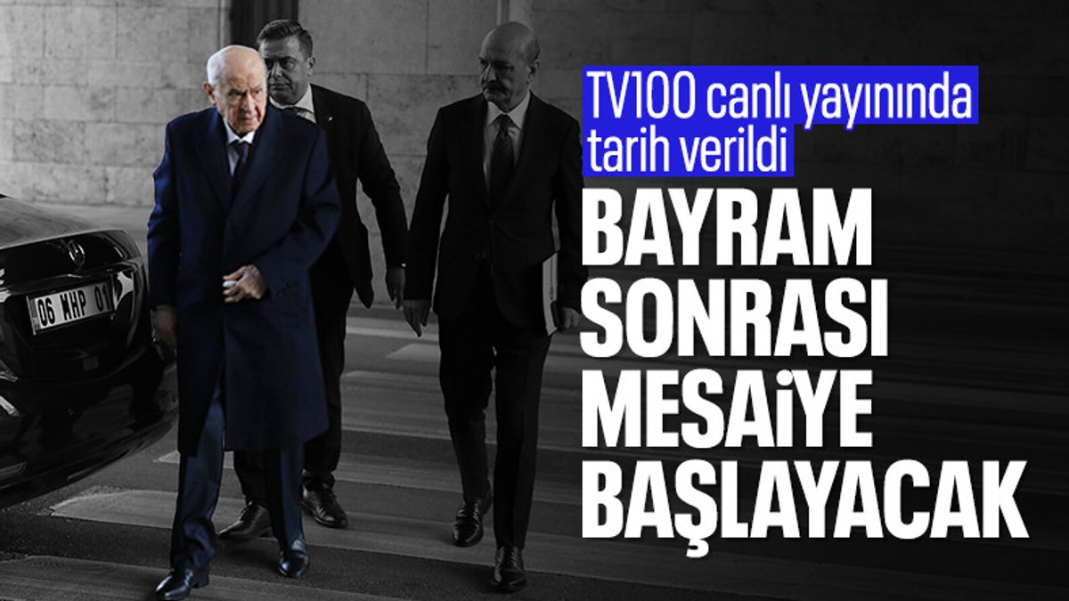 MHP’den tv100’e açıklama: Bahçeli bayram sonrası mesaisine başlayacak